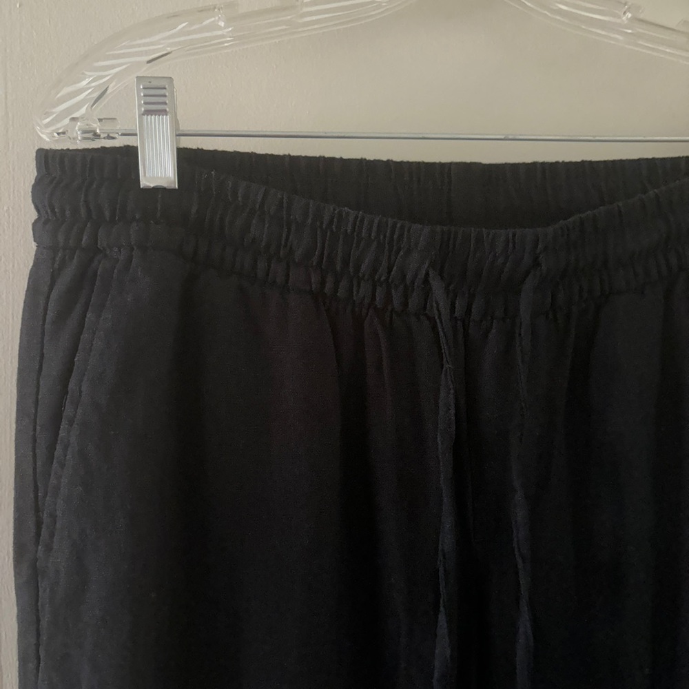 NWT Old Navy black wide leg petite linden blend pants